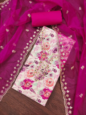 Kimisha Cotton Blend Printed Salwar Suit Material