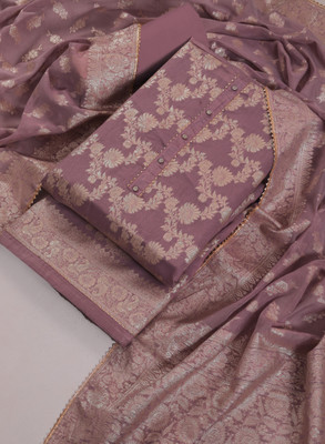 HouseOfCommon Art Silk Self Design Salwar Suit Material