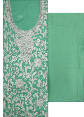 Kashmiri Pure Cotton Embroidered Salwar Suit Material