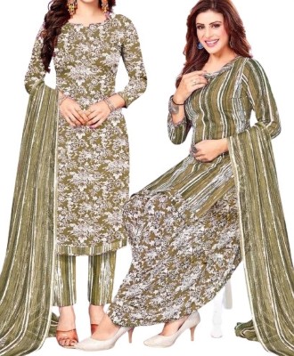 KASHII ENTERPRISE Crepe Striped Salwar Suit Material