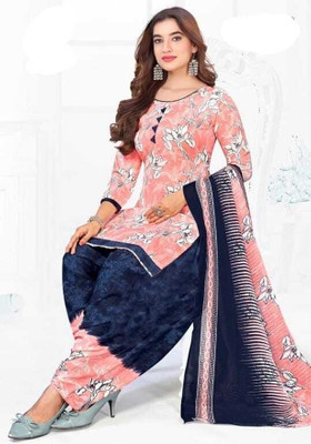 YASHIKA Crepe Solid, Floral Print, Printed, Geometric Print Salwar Suit Material