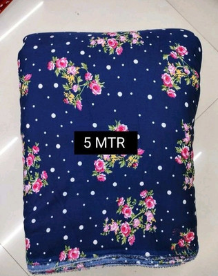SKYVILLA Crepe Floral Print Kurta Fabric