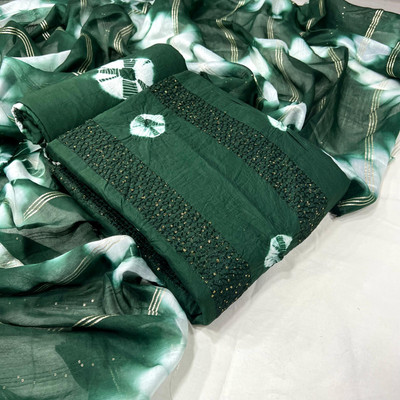 Brahmani Creation Viscose Rayon Embroidered Salwar Suit Material