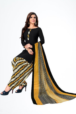 Hidhasha Crepe Self Design Salwar Suit Material