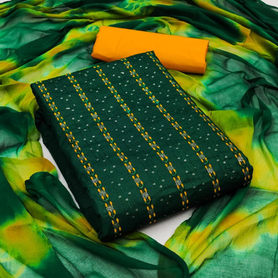 Vedanya Creation Pure Cotton Self Design Salwar Suit Material