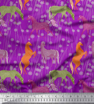 Soimoi Pure Cotton Graphic Print Multi-purpose Fabric