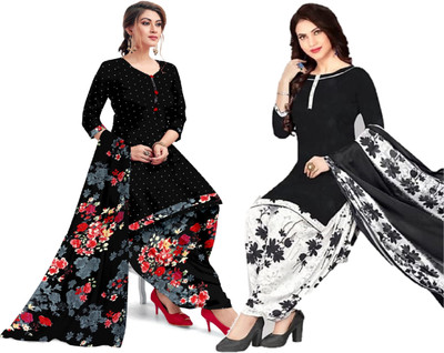 Sthit Crepe Printed Salwar Suit Material