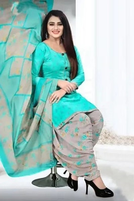 WONAYA Crepe Printed Salwar Suit Material