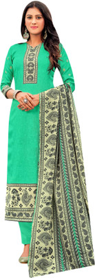 ShEmpire Wool Printed Salwar Suit Material