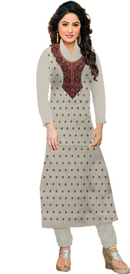 Amrit Trading Co Wool Embroidered Salwar Suit Material