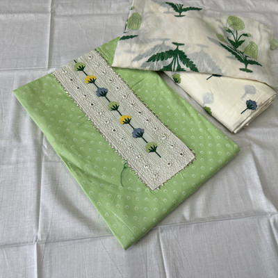 krishna boutique Pure Cotton Printed Salwar Suit Material