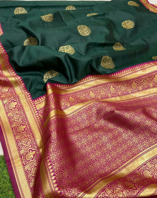 Kanjivaram Jacquard Embroidered Blouse Material