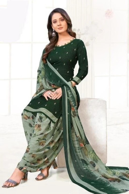 shyam enterprises Crepe Printed Salwar Suit Material