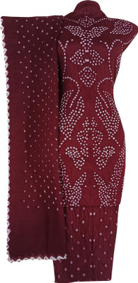 ADHIN Cotton Silk Self Design Salwar Suit Material