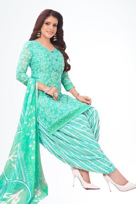 TenTree Crepe Paisley Salwar Suit Material