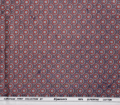 Siyaram's Pure Cotton Printed Shirt Fabric
