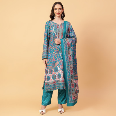 starmoda Wool Printed Salwar Suit Material