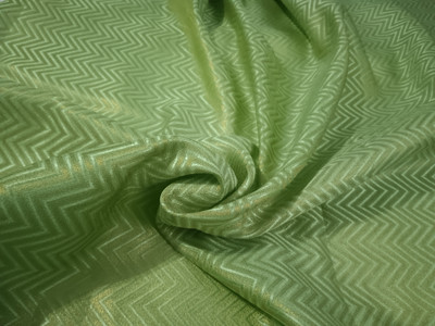 Divine Trends Brocade Checkered Multi-purpose Fabric