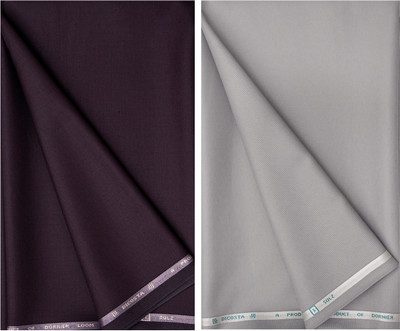 abhi fashion Polycotton Solid Trouser Fabric