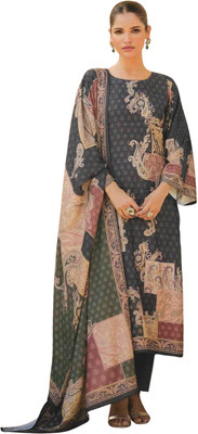 Soul Essence Wool Embroidered Salwar Suit Material