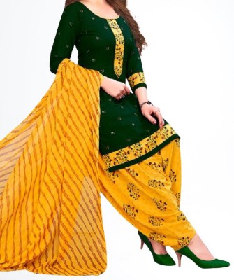 VERCO Crepe Printed Salwar Suit Material