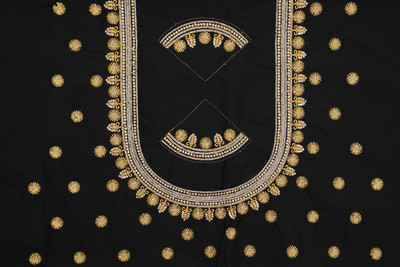 moltera Cotton Silk Embroidered Blouse Material