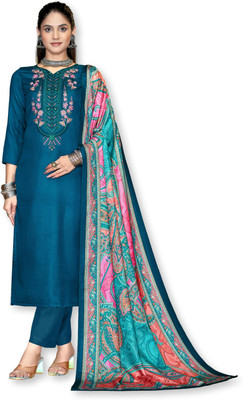 ShEmpire Wool Printed Salwar Suit Material
