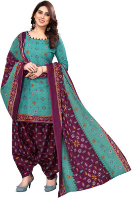 Rajnandini Cotton Blend Printed Salwar Suit Material