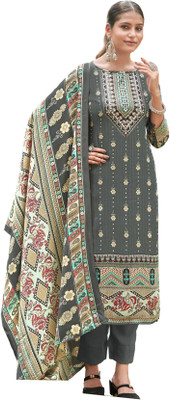 Rosaniya Wool Printed Salwar Suit Material