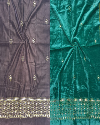 Durga Velvet Self Design Blouse Material