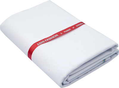 abhi fashion Cotton Blend Solid Trouser Fabric