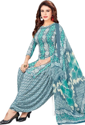 Eddika Crepe Printed Salwar Suit Material