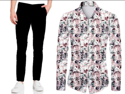 khodiyarfshion Polycotton Self Design Shirt & Trouser Fabric