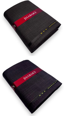 JHABAK'S Viscose Rayon Self Design Trouser Fabric