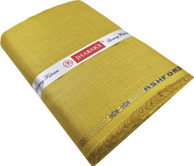 JHABAK'S Cotton Linen Self Design Shirt Fabric