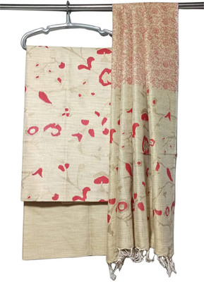 HAIDER ALI AND SONS Cotton Blend Floral Print Salwar Suit Material