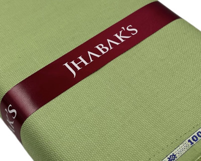 JHABAK'S Pure Cotton Solid Shirt Fabric