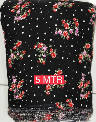 UNIQUE ENTERPRISE Crepe Solid, Printed Kurta Fabric