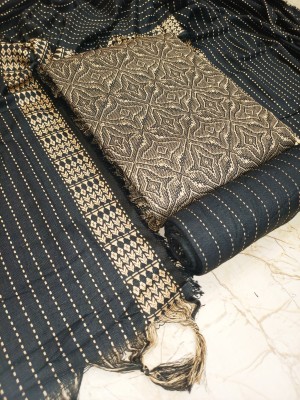 Kinza Collection Wool Self Design Salwar Suit Material