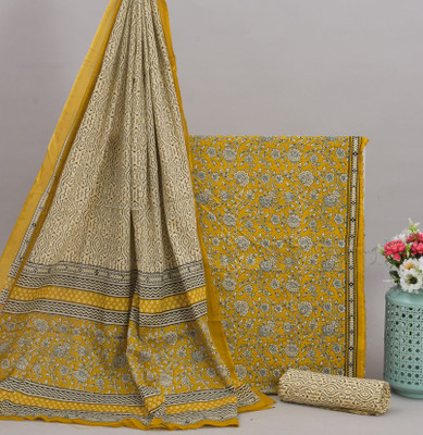 NISHIRE Pure Cotton Printed Salwar Suit Material