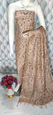 MOHEY DESI Silk Blend Printed Kurta & Churidar Material