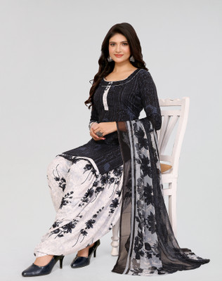 Merira Crepe Printed Salwar Suit Material