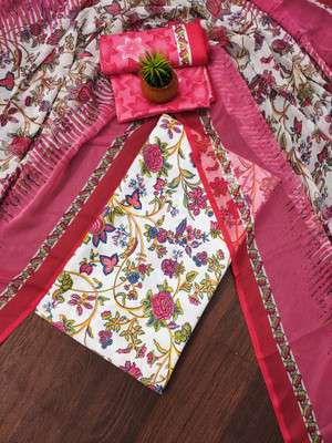 ANAND Crepe Printed Salwar Suit Material