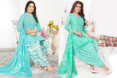 laxmi creation Crepe Printed, Striped Salwar Suit Material