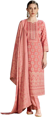 Rosniya Wool Printed Salwar Suit Material