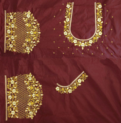 TRISHULFASHION Art Silk Self Design Blouse Material