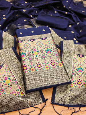 LeeliPeeri Designer Cotton Silk Printed Salwar Suit Material