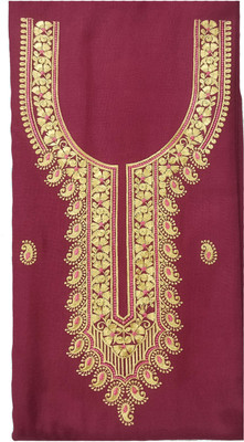 Amrit Trading Co Wool Embroidered Salwar Suit Material