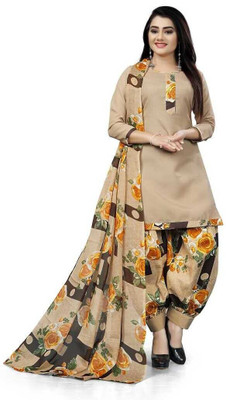 WONAYA Crepe Printed Salwar Suit Material
