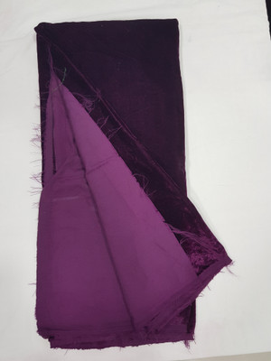 Seg Velvet Solid Multipurpose Running Fabric